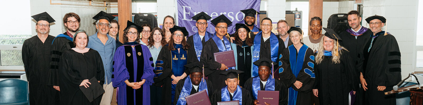 A group photo of EPI leadership, administrators, faculty, and graduating students