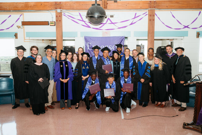 A group photo of EPI leadership, administrators, faculty, and graduating students